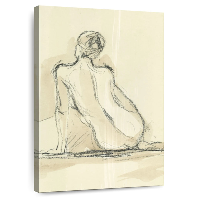 Leisha Neutral Figure Study II, 48" H x 32" W
