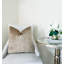 Housse de coussin en velours sable doré-103109046