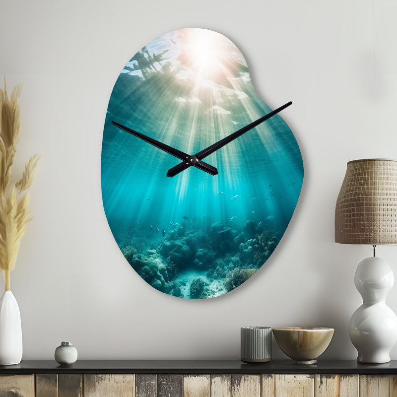 Horloge murale Underwater Coral IV - Coastal, Petit