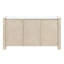 Buffet de rangement Vanilla, style, plateau en marbre, ton de bois naturel, salle à manger, Solid +, armoires et tiroir avec esthétique, 4 pieds, pour rangement, profondeur 67,66 po, largeur 18,52 po, hauteur 35,95 po, 204,6 lb