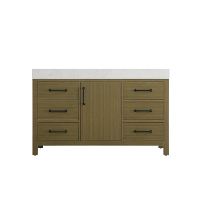 54 inch Single Bathroom Vanity_Traditional_VF60654