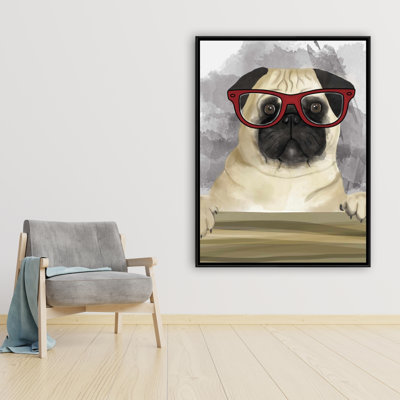 Geek carlin - 36"x48" Framed canvas