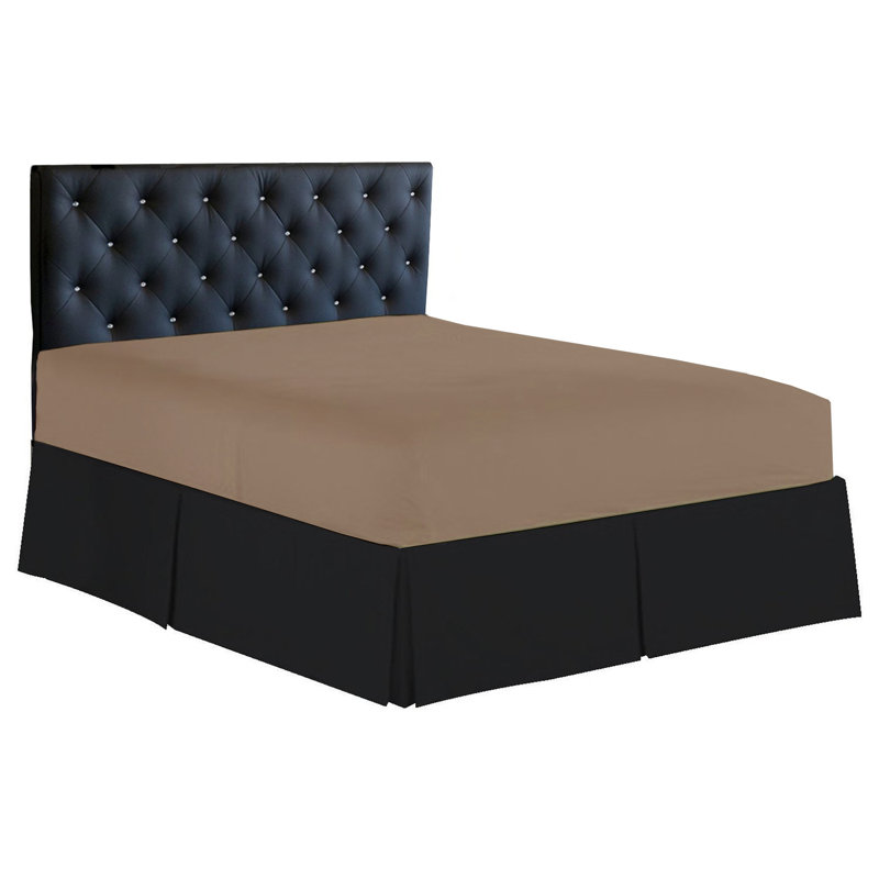 Drap-housse en microfibre 1500 fils, Très grand californien, Taupe