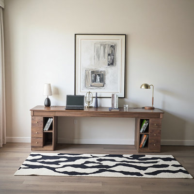 Modern minimalist style home desk