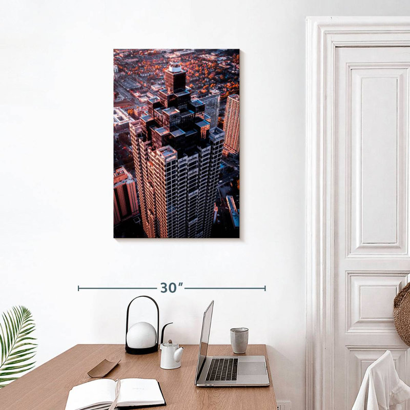 Lilie Atlanta Skyscraper, 30" H x 20" W