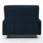 Causeuse inclinable, canapé double inclinable en cuir avec fonction de poussée pour la vie moderne et l'utilisation d'un véhicule récréatif