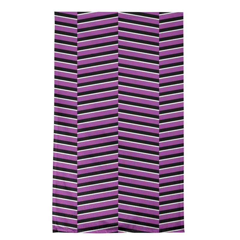 Jaya Tea Towel Kitchen Towel, Light Purple/Black, Cotton Twill