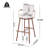 Chaya Indoor Upholstered Bar Stool With Metal Frame, Walnut Finished And Beige Upholstery, Set Of 2