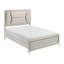 Tête de lit tapissier de luxe avec lit à DEL 1pc