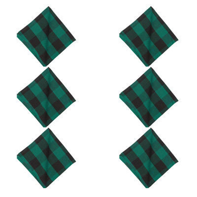 Abdur-Rahman Franklin Spruce Black Cotton Napkin