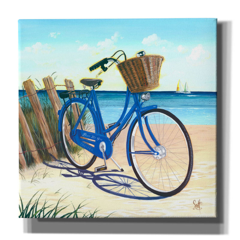 «Blue By You» par Scott Westmoreland, art mural sur toile, H 26 po x l 26 po x P 1,5 po