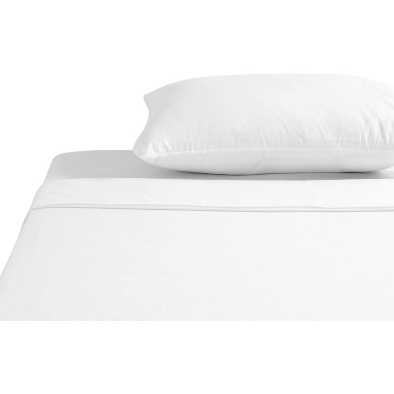 Value Flat Sheet – Soft Cotton/Poly Blend, Durable & Wrinkle-Resistant, Ideal for Hospitality & Healthcare
