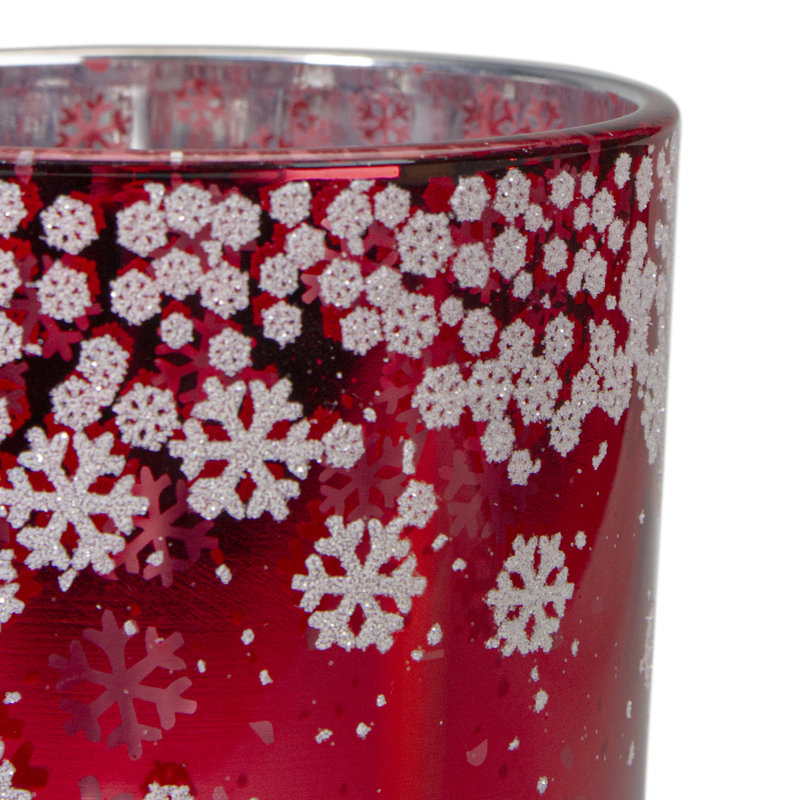 5'' H Glass Tabletop Tealight Holder