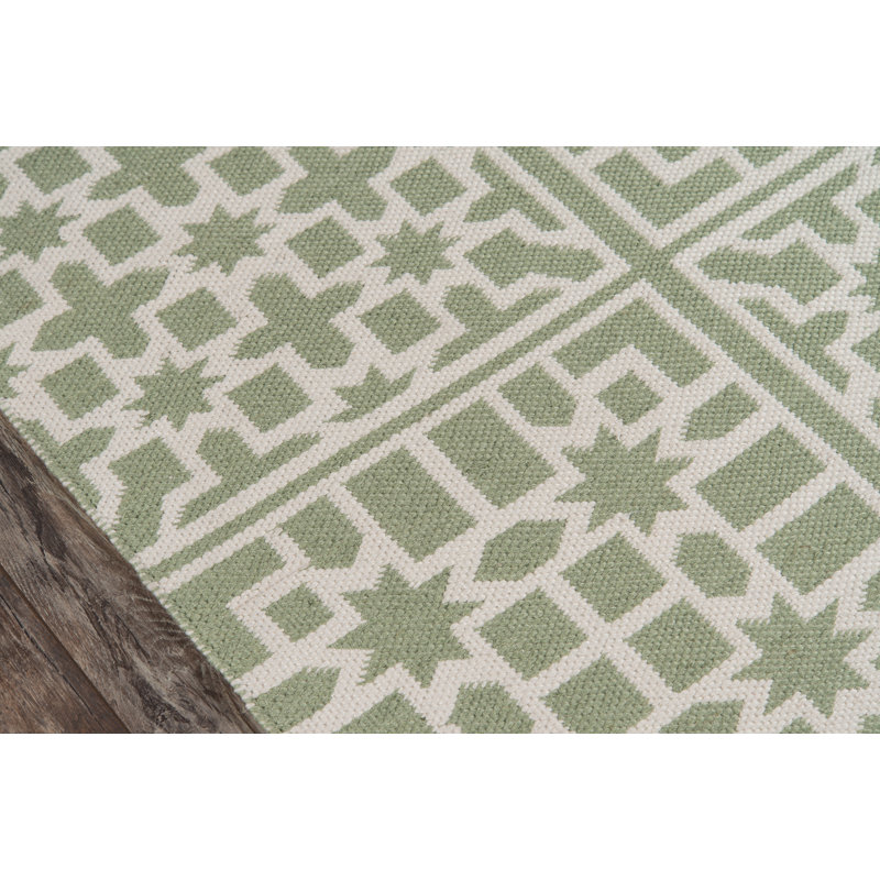 Geometric Indoor / Outdoor Rug, Rectangle 3'6" x 5'6"