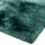 Plush Deep Pile Shaggy Petrol Blue Rug-25470010