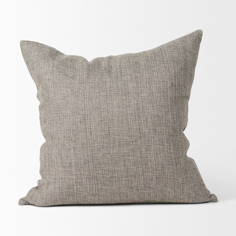  Housse de coussin en lin, Gris