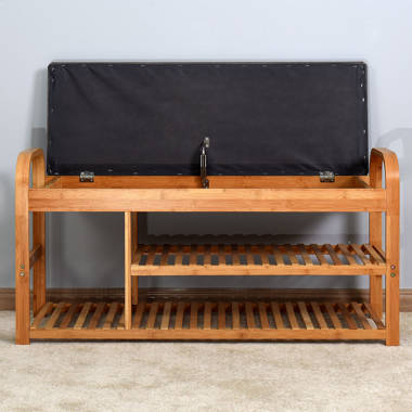 Manor Park 1 Tier Entryway Shoe Bench and Wall Organizer Set Shoe