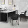 Lakeetha Knight Multi-Purpose Mobile Office Mesh Side Chair - with Casters, Black