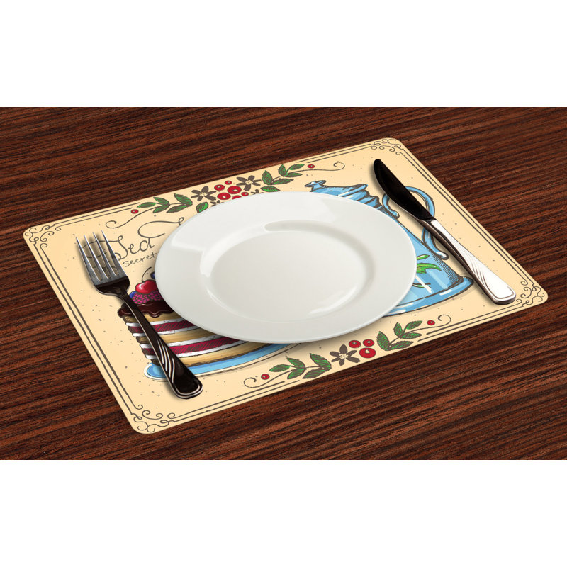 Polyester Food & Drink Rectangle Placemat
