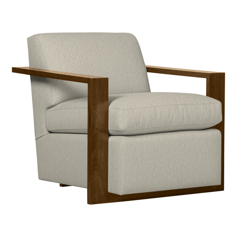 Thom Filicia Home 32" Wide Upholstered Armchair, Wrenn, Ian Smoke