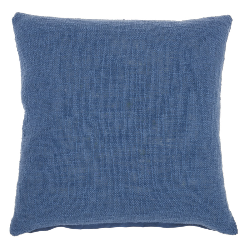  Housse de coussin carré et insert, Bleu