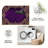 1PC Vintage Purple Gold Ornate Baroque Filigree area rugs for Living Room, Soft and Comfortable, Suitable for all seasons, easy-to-maintain, machine washable Indoor floor mat, Under Table Farmhouse suitable for dining table, bedroom, kitchen, patio,-1876298079