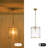 1-Light Handcrafted Textured Water-Glass Cylinder Pendant-1347820205