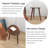 Kewal Solid Wood Top End Table