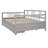Daybed With Two Drawers In Solid Wood - Gray For A Cozy Bedroom Full Size Drawers, Enhancing Room Functionality