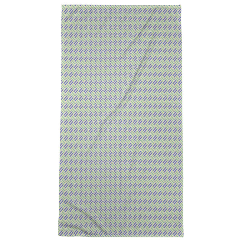 Katelyn Elizabeth Bath Towel, Yellow/Green/Blue