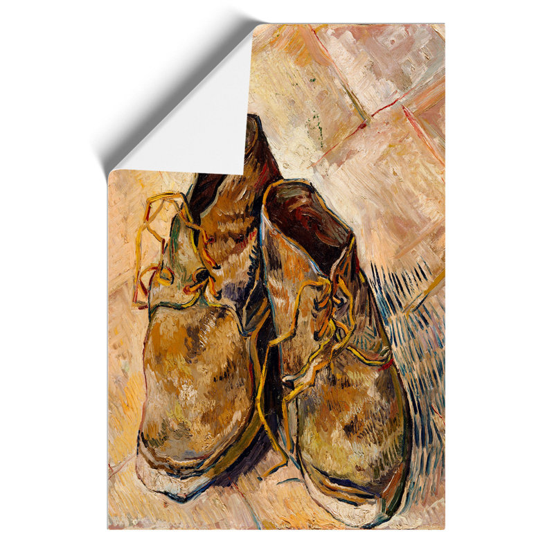Shoes by Vincent Van Gogh - No Frame Painting, 59cm H x 42cm W x 0.1cm D