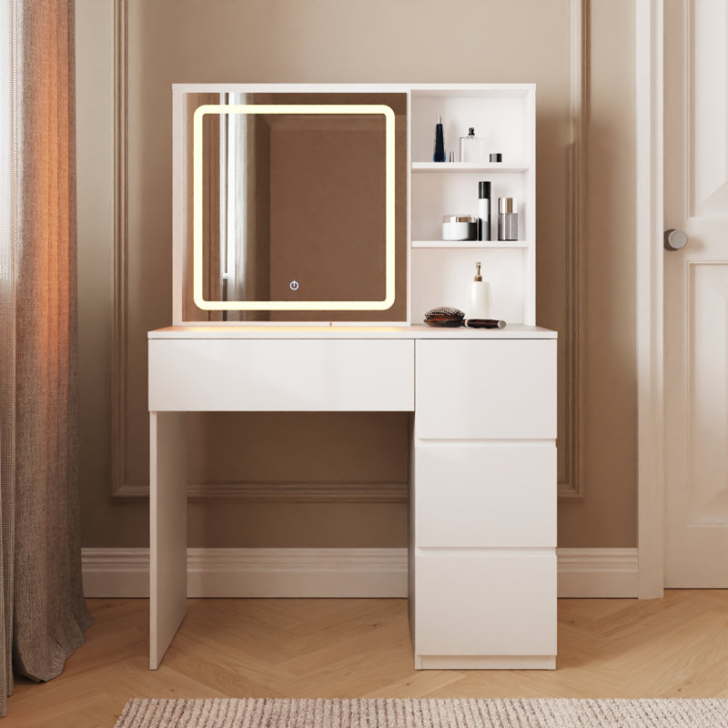 Dressing Table with Drawers and Storage Included