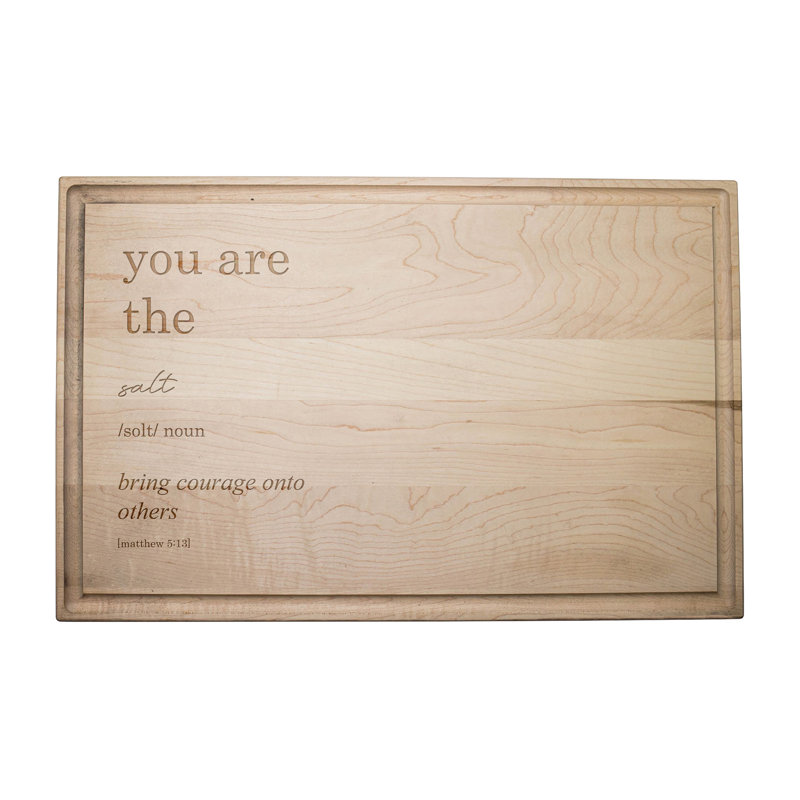 You Are The Salt Cutting Board