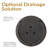 Arabella Polyresin Large Round Outdoor Planter - Rust - 19.5"-103055995