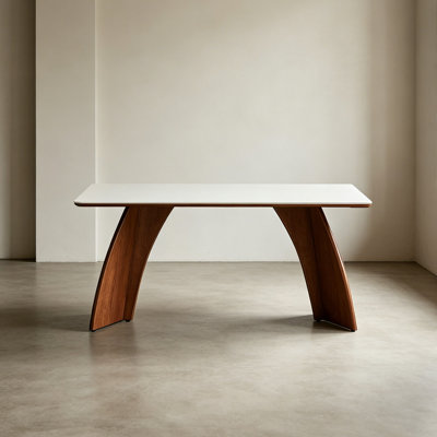 Mid-Century Walnut Dining Table