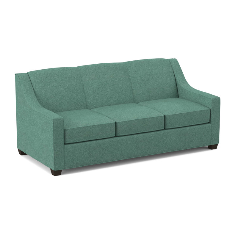 Phillips 76" Sofa Bed with Reversible Cushions, Antic Lagoon, Cafelle, Hybrid