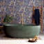 Avalon NativeStone Freestanding Soaking Cement Bathtub-114254244-113449338