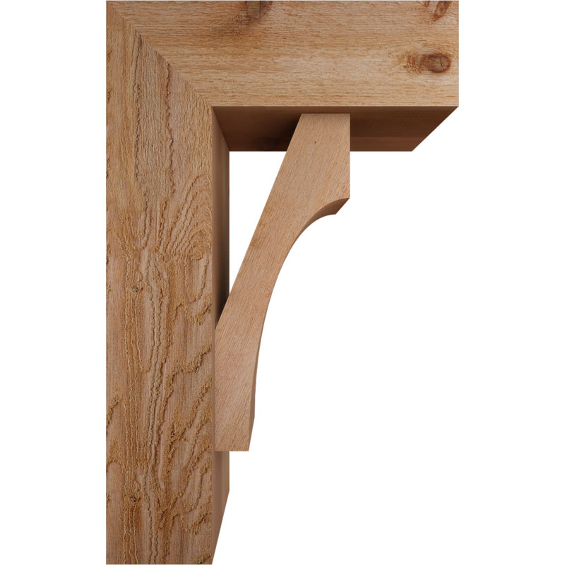 Support Westlake Block avec support décalé, 32 x 20, Cèdre rouge occidental de l 8 po (scié brut)