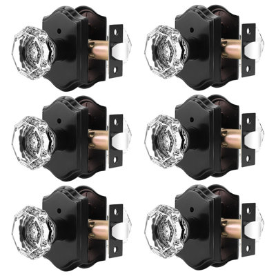 Crystal Privacy Door Knobs