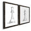 Chess Room Study III - Ensemble de 2 reproductions de cadres photo-912316279-912316266