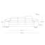 Eolia 260Cm Pillow Top Arm Sofa-171789164-171789167