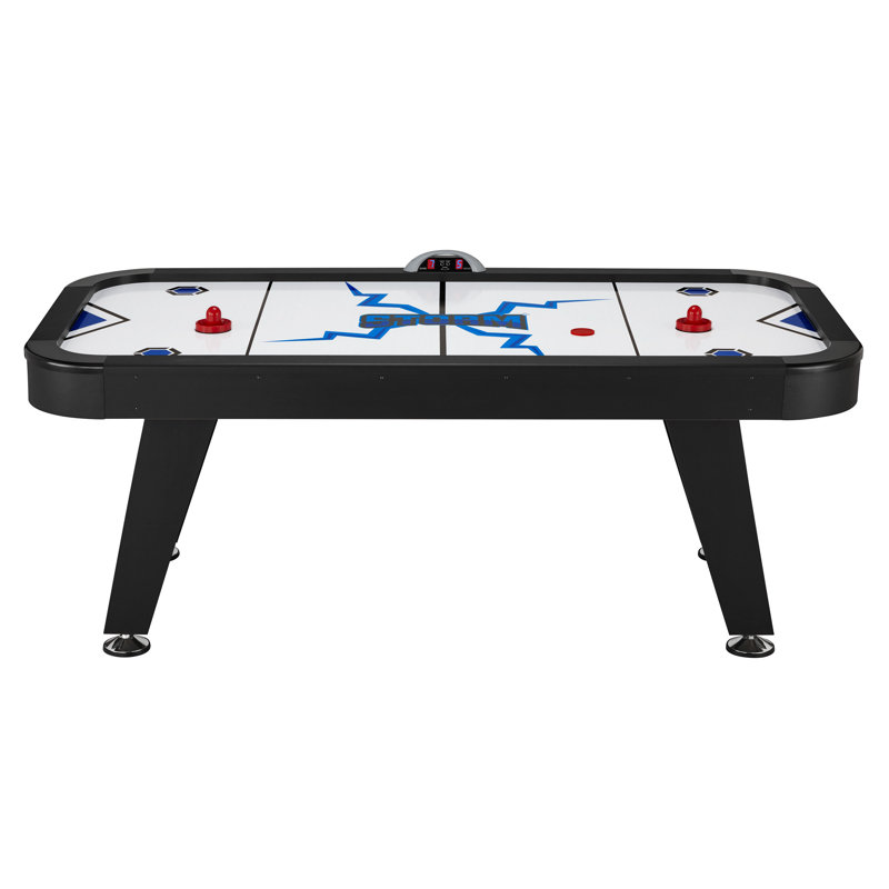 Tournament Size Black and Brown Foosball Table with Steel Rods