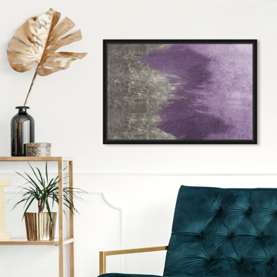 " Abstract Amethyst Waves " Painting Print