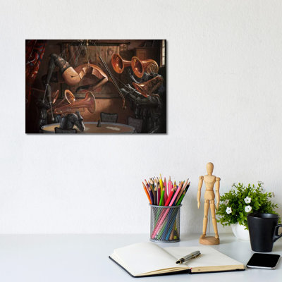 Serenade With Strings by Adrian Borda - Painting on Canvas