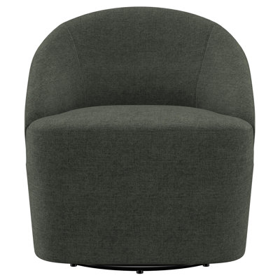 Fauteuil d'appoint pivotant vert Denali