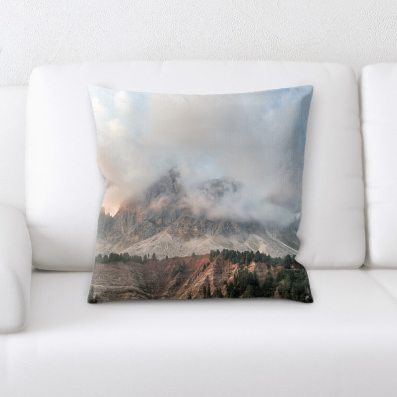 Microsuede Reversible Throw Pillow