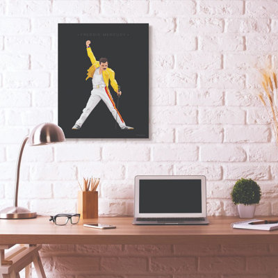 " Freddie Mercury Famous People Characters Fashion Figure Design "