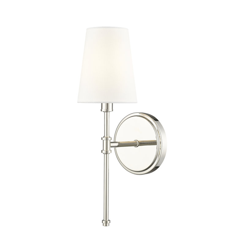 Adorra 15" High 1-Light Wall Sconce, Polished Nickel