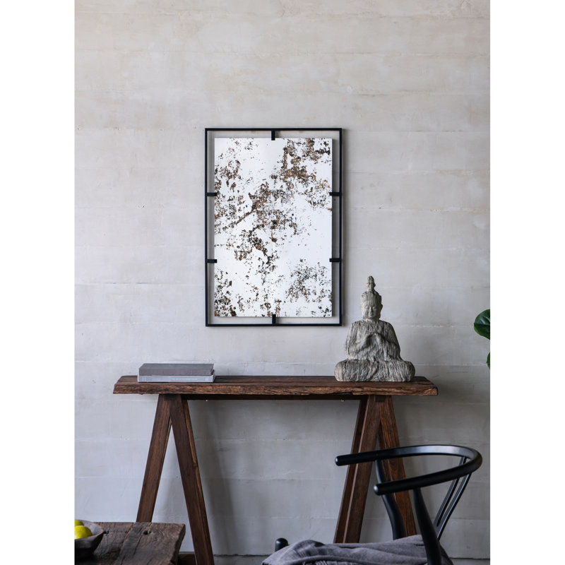 Miroir mural antique en métal 32 "X 22"