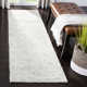 Linsly Geometric Handmade Tufted Wool/Cotton Light Green/Ivory Area Rug